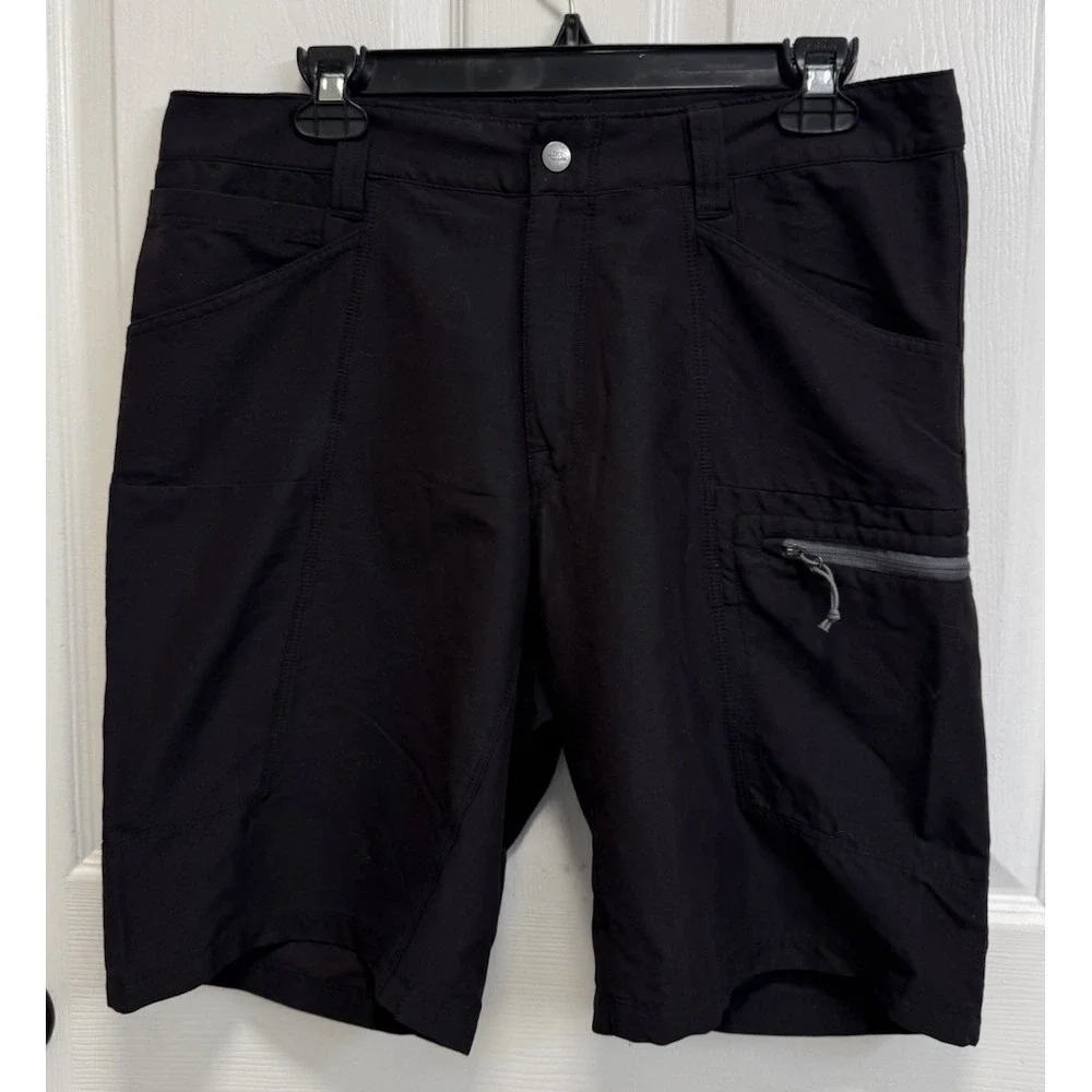 THE NORTH FACE Refrac Tech Shorts Men's 32 Nylon Black Hiking Outdoor (NF0A2SZS)